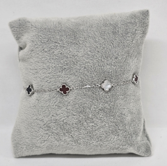 Van Clover Bracelet – Multicolor, Inspired Design 925 Mex. Sterling Silver